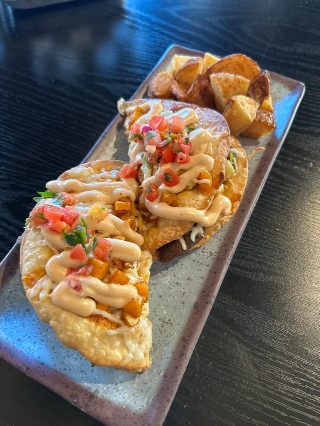 Crispy Mexican Pizza.