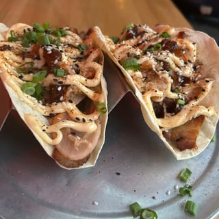 Korean BBQ Pork Belly Tacos